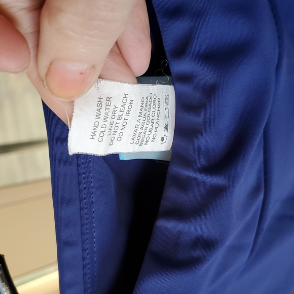 Ocean Avenue Swimwear Elegant Blue‎ Swim Sz. L Skort - Picture 9 of 10